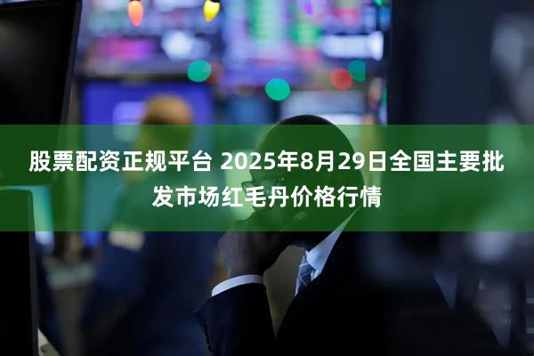 股票配资正规平台 2025年8月29日全国主要批发市场红毛丹价格行情