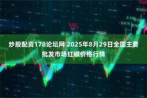 炒股配资178论坛网 2025年8月29日全国主要批发市场红椒价格行情